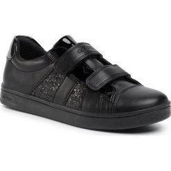 Sneakersy GEOX - J Djrock G.D J944MC 0BCEW C9999 D Black. Czarne trampki chłopięce Geox, na rzepy. W wyprzedaży za 199,00 zł.