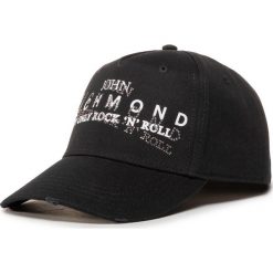 Czapka z daszkiem JOHN RICHMOND - RWP20468HA Black. Czarne czapki damskie John Richmond, bez wzorów, z bawełny. W wyprzedaży za 269,00 zł.