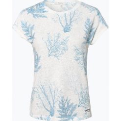 Pepe Jeans - T-shirt damski z dodatkiem lnu – Avril, biały. Białe t-shirty damskie Pepe Jeans, l, bez wzorów, z jeansu, bez kołnierzyka. Za 99,95 zł.