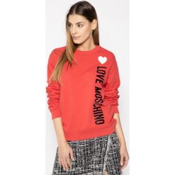 Bluza LOVE MOSCHINO W630632M 4165. Czarne bluzy damskie Love Moschino, m, bez wzorów, z bawełny, bez rękawów, bez kaptura. W wyprzedaży za 469,00 zł.