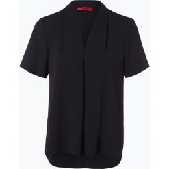 HUGO - Bluzka damska – Camoni-1, niebieski. Niebieskie bluzki damskie HUGO, bez wzorów, wizytowe, bez kołnierzyka, bez rękawów. Za 629,95 zł.