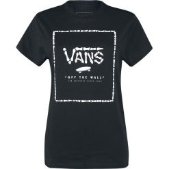 T-shirty damskie: Vans Print Box T-Shirt czarny/biały