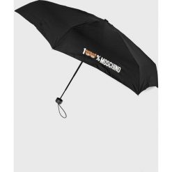 Moschino - Parasol. Czarne parasole MOSCHINO, bez wzorów. Za 299,90 zł.