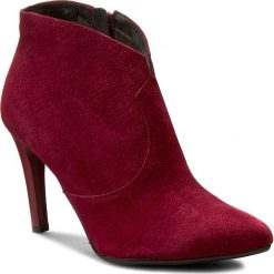 Buty zimowe damskie: Botki OLEKSY – 358/652 Bordowy