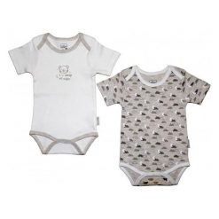 Gelati Body Dziecięce Set 2ks Dinosaur 62/68 Biały/Szary. Szare body niemowlęce marki Gelati. W wyprzedaży za 35,00 zł.