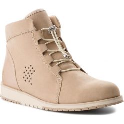 Botki EMU AUSTRALIA - Lana W11701 Cuban Sand. Brązowe botki damskie na zamek EMU Australia, z materiału. W wyprzedaży za 329,00 zł.