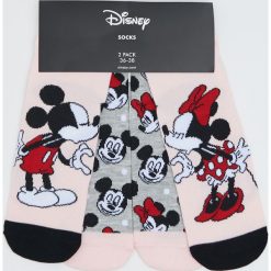 Skarpetki Mickey Mouse - Różowy. Różowe skarpetki damskie Sinsay. Za 14,99 zł.