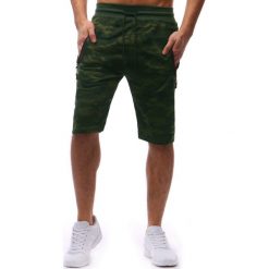 Spodenki i szorty męskie: Spodenki dresowe męskie woodland camo (sx0598)