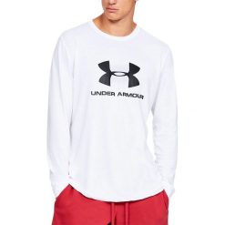 UNDER ARMOUR SPORTSTYLE LOGO > 1329283-100. Koszulki męskie Under Armour, xl, bez wzorów, z bawełny, klasyczne, bez kołnierzyka, bez rękawów, długie. Za 129,99 zł.