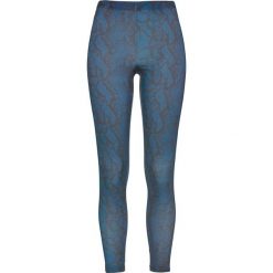 Legginsy z nadrukiem we wzór skóry węża bonprix niebiesko-zielony z nadrukiem. Niebieskie legginsy damskie bonprix, z nadrukiem, ze skóry. Za 54,99 zł.