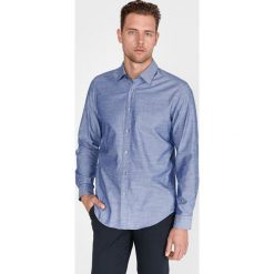 BOSS Lukas_53 Koszula Niebieski. Niebieskie koszule męskie Boss, m, bez wzorów, z elastanu, bez kołnierzyka, z długim rękawem. Za 445,95 zł.