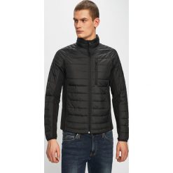Tom Tailor Denim - Kurtka. Czarne płaszcze męskie TOM TAILOR DENIM, s, bez wzorów, z elastanu, krótkie, bez kaptura. W wyprzedaży za 199,90 zł.