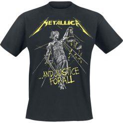 T-shirty męskie: Metallica …And Justice For All – Tracklist T-Shirt czarny