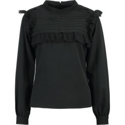 Bluzki asymetryczne: Navy London MARINA Bluzka black