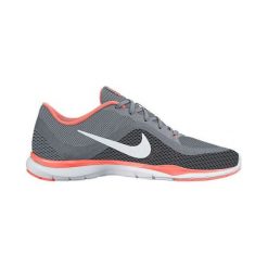 Nike WMNS FLEX TRAINER 6, 20 | SZKOLENIA KOBIET | KOBIETY | LOW TOP | STEALTH / WHITE-BRT MANGO-CL GRY | 6.5. Białe buty sportowe damskie Nike, s, bez wzorów, bez rękawów, na fitness i siłownię. W wyprzedaży za 236,10 zł.