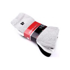 Skarpety Frota Pierre Cardin 3-pak Mix. Szare skarpetki męskie w jednolite wzory, z elastanu. Za 16,25 zł.