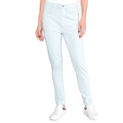 Tommy Hilfiger Jazlyn Spodnie Niebieski. Niebieskie spodnie damskie TOMMY HILFIGER, bez wzorów, z elastanu. Za 567,95 zł.