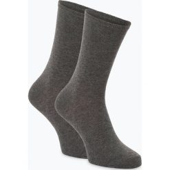 Marie Lund - Skarpety damskie pakowane po 2 szt., szary. Szare skarpetki damskie Marie Lund, bez wzorów, z bawełny. Za 39,95 zł.