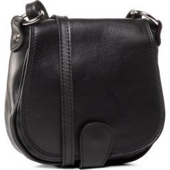Torebka CREOLE - RBI046 Czarny 1. Czarne listonoszki damskie Creole, z aplikacjami, ze skóry, zdobione, bez dodatków. Za 129,00 zł.