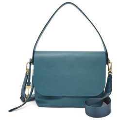 Fossil Damska Torebka Maya Lg Crossbody Niebieska. Niebieskie torebki klasyczne damskie Fossil, bez wzorów, bez dodatków. Za 779,00 zł.