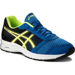 Buty ASICS - Patriot 9 T823N Victoria Blue/Safety Yellow/Black 4507. Niebieskie buty do biegania męskie marki Asics, z gumy. W wyprzedaży za 179,00 zł.