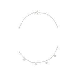 Srebrny naszyjnik choker z kołami 925. Szare naszyjniki damskie Atdiament, srebrne. Za 129,00 zł.