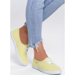 Żółte Tenisówki Morning Is Come. Żółte trampki i tenisówki damskie Renee, bez wzorów, na sznurówki. Za 29,99 zł.