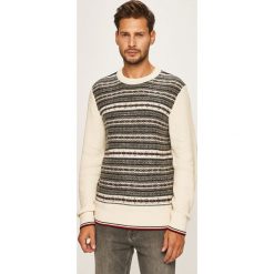 Tommy Hilfiger - Sweter. Swetry męskie TOMMY HILFIGER, s, bez wzorów, z elastanu, z okrągłym kołnierzem, bez kaptura. W wyprzedaży za 399,90 zł.