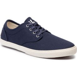 Tenisówki POLO RALPH LAUREN - Ethan 816764499003 Navy. Niebieskie półbuty męskie Polo Ralph Lauren, na co dzień, bez wzorów, z gumy, bez zapięcia. W wyprzedaży za 239,00 zł.