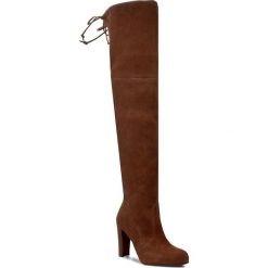 Kozaki damskie: Muszkieterki STUART WEITZMAN – Highland Walnut Suede