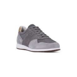 Buty Geox ARSIEN. Szare trampki męskie Geox, bez wzorów, bez zapięcia. Za 430,46 zł.