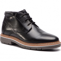 Botki BUGATTI - 311-38431-1000-1000 Black. Czarne botki męskie Bugatti, bez zapięcia. W wyprzedaży za 369,00 zł.