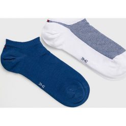 Tommy Hilfiger - Skarpety (2-pack). Białe skarpetki męskie marki TOMMY HILFIGER, z elastanu. Za 45,90 zł.