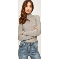 Answear - Sweter. Szare golfy damskie ANSWEAR, s, bez wzorów, z poliesteru, bez rękawów. W wyprzedaży za 59,90 zł.