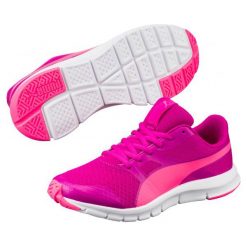 Puma Buty Flexracer Jr Magentaa-Knockout. Różowe buciki niemowlęce chłopięce Puma. W wyprzedaży za 149,00 zł.