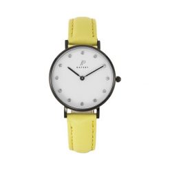 Zegarek JP Gatsby Zegarek damski Aurora Black White / Yellow JPG5013 uniwersalny. Czerwone zegarki damskie JP Gatsby. Za 323,10 zł.