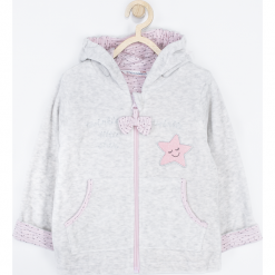 Bluza. Szare bluzy dziewczęce marki STAR, z nadrukiem, z bawełny. Za 59,90 zł.