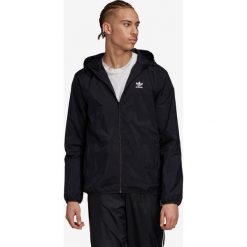 Adidas Originals Trefoil Essentials Windbreaker Kurtka Czarny. Czarne płaszcze męskie adidas Originals, na wiosnę, l, bez wzorów, z materiału, bez kaptura. Za 309,95 zł.