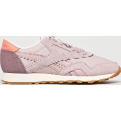 Reebok - Buty Cl Nylon. Fioletowe buty sportowe damskie Reebok, bez wzorów, ze skóry, sportowe. W wyprzedaży za 269,90 zł.