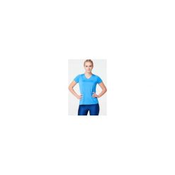 Koszulka Do Biegania Damska Run Dry Niebieska. Niebieskie bluzki damskie KALENJI, l, bez wzorów, z poliesteru, bez kołnierzyka, bez rękawów. Za 19,99 zł.