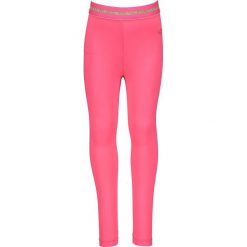 Legginsy w kolorze różowym. Czerwone legginsy dziewczęce marki Kidz-Art, z aplikacjami. W wyprzedaży za 42,95 zł.