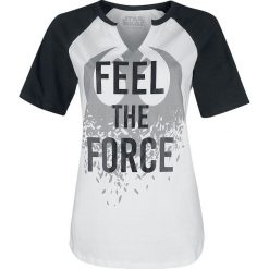 Bluzki damskie: Star Wars Episode 8 – Die letzten Jedi – Feel The Force Koszulka damska biały/czarny