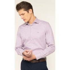 Koszula Tommy Hilfiger Tailored Twill Check Classic TT0TT06469. Niebieskie koszule męskie Tommy Hilfiger Tailored, m, bez wzorów, z bawełny, casualowe, bez kołnierzyka, bez rękawów. W wyprzedaży za 199,00 zł.