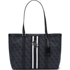 Guess Hobo Torebka Czarny Szary. Szare torebki klasyczne damskie Guess, z aplikacjami, z poliesteru, bez dodatków. Za 574,95 zł.