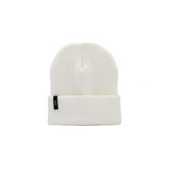 Czapka Beanie Milky Way. Białe czapki męskie Harp Team, bez wzorów, z dzianiny. Za 59,00 zł.