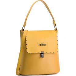 Torebka NOBO - NBAG-G3380-C002 Żółty. Żółte torebki klasyczne damskie Nobo, bez wzorów, ze skóry ekologicznej, klasyczne, na ramię, bez dodatków. W wyprzedaży za 159,00 zł.