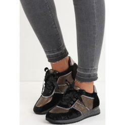 Czarne Buty Sportowe Eye to Eye. Szare buty sportowe damskie marki Born2be. Za 89,99 zł.