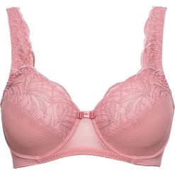 Biustonosz bonprix dymny jasnoróżowy. Różowe biustonosze marki bonprix, w koronkowe wzory, z koronki. Za 59,99 zł.