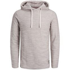 Jack&Jones Męska bluza Murray Sweat Hood Cloud Dancer Reg (rozmiar M). Bluzy męskie Jack&Jones, m, bez wzorów, bez kołnierzyka, bez rękawów, bez kaptura. W wyprzedaży za 142,00 zł.