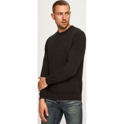 Marc O'Polo - Sweter. Czarne swetry męskie xl, z bawełny, z okrągłym kołnierzem. Za 399,90 zł.